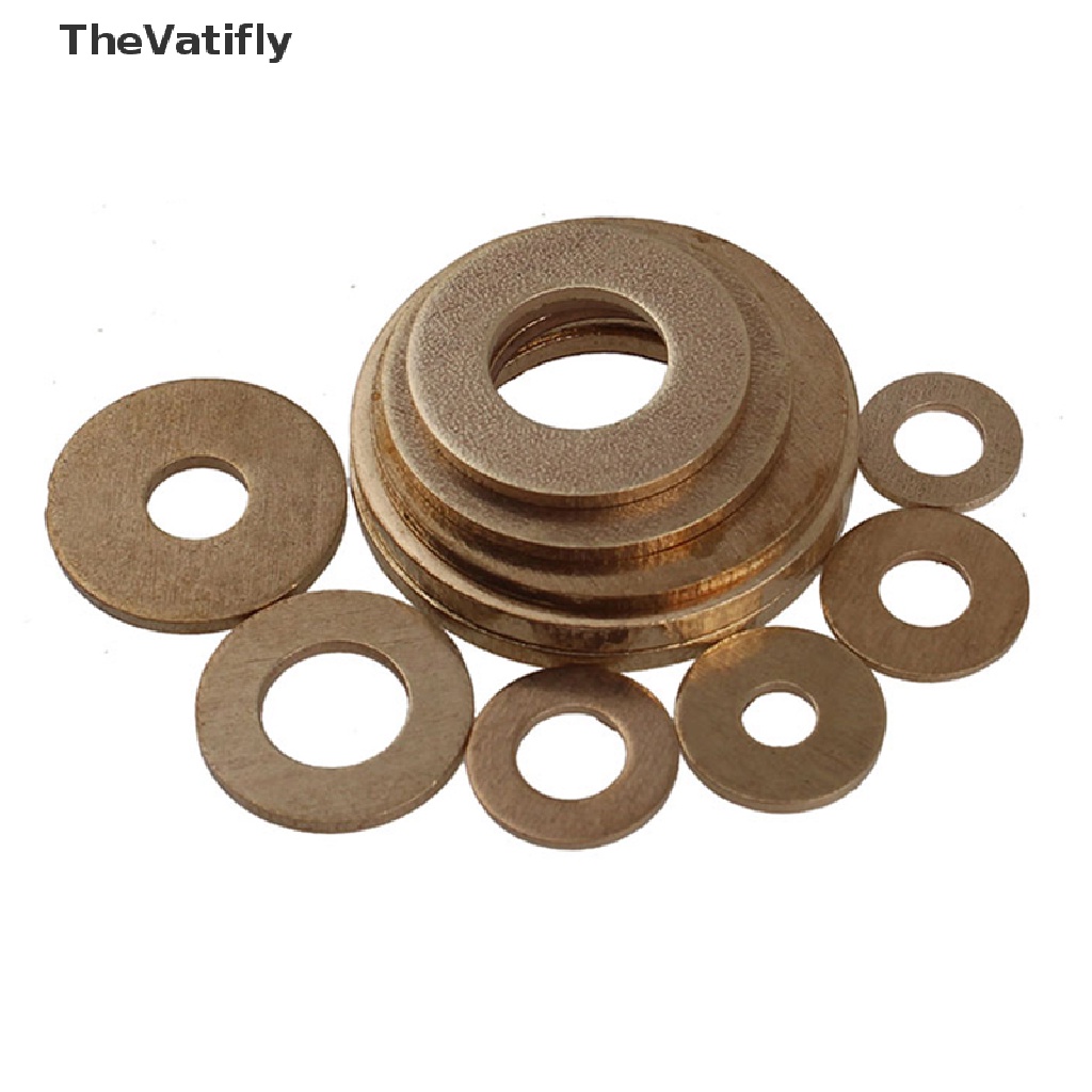 Set 200 / 100 / 50 / 20 / 10 / 5 / 2 / 1 Vòng Đệm M2 M2.5 M3 M4 M5 M6 Bằng Đồng Chất Lượng Cao
