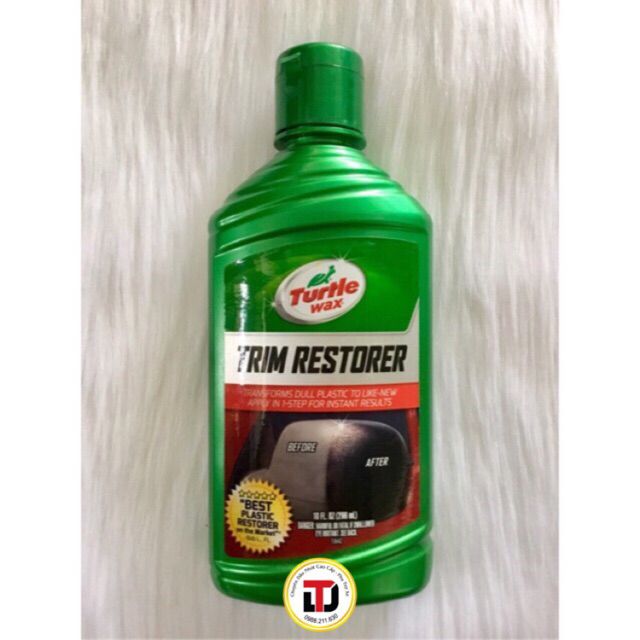 Phục hồi nhựa đen nhựa nhám trim restorer