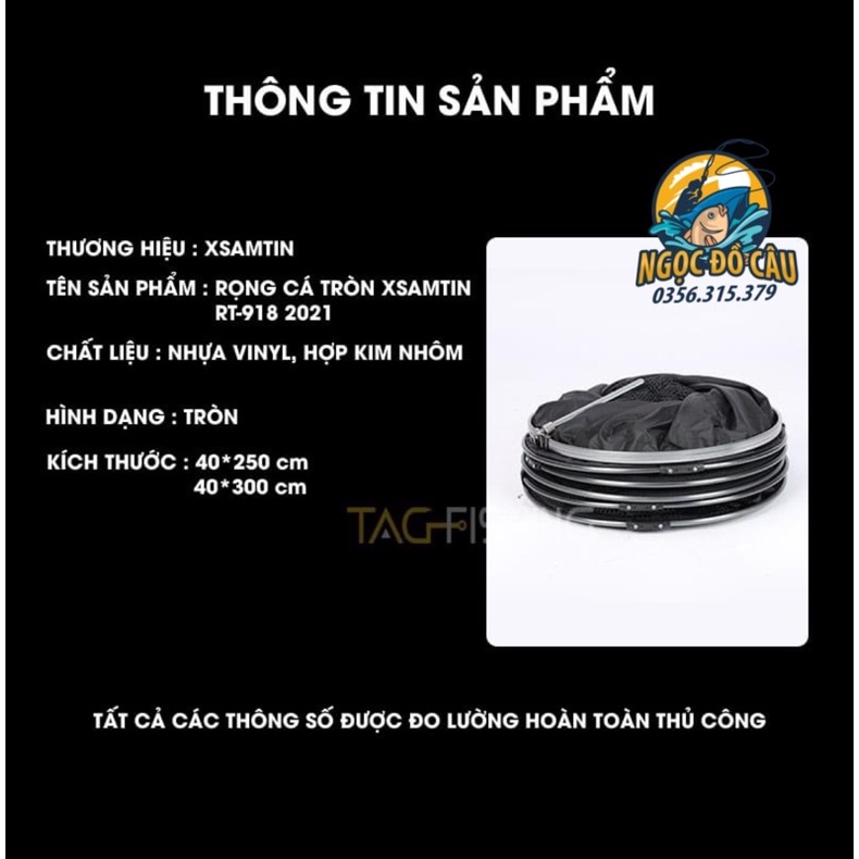 rọng cá tròn xsamtin RT 918
