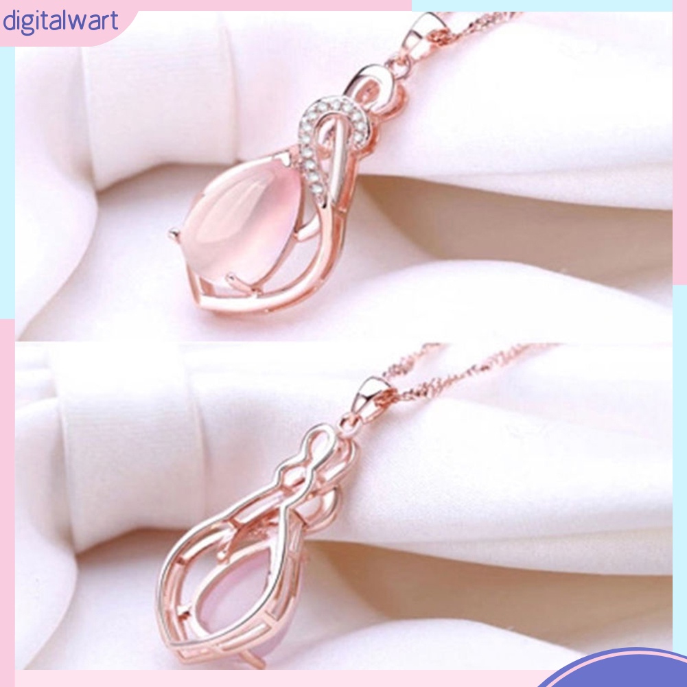 Dây Chuyền Mặt Tròn Đính Đá Thời Trang Cho Nữ