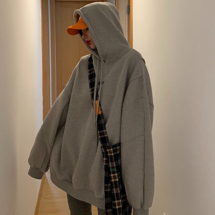 Áo khoác sweater Hoodie lót nhung màu xanh dạ quang cá tính trẻ trung cho học sinh | BigBuy360 - bigbuy360.vn