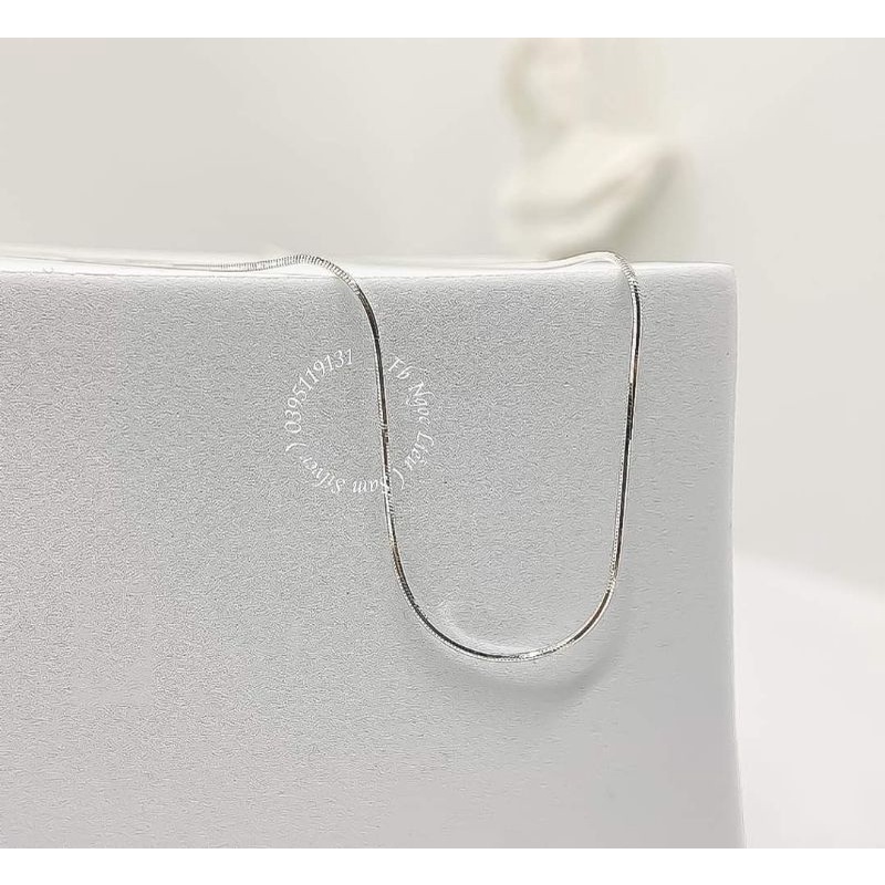 DÂY CHUYỀN BẠC SỢI MÌ TRƠN