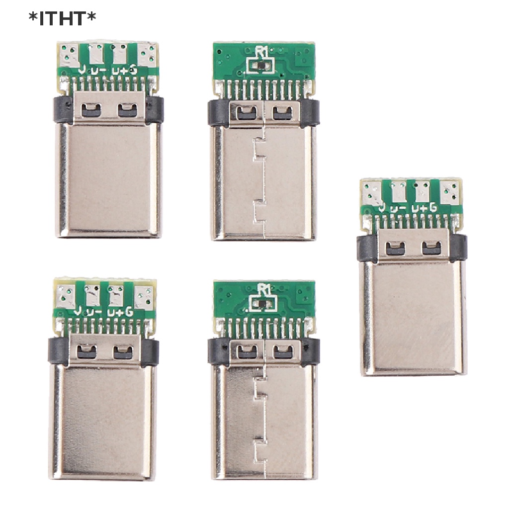 Bộ 5 Ổ Cắm Kết Nối USB 3.1 Type C Đầu Cắm Cho Máy Tính DIY