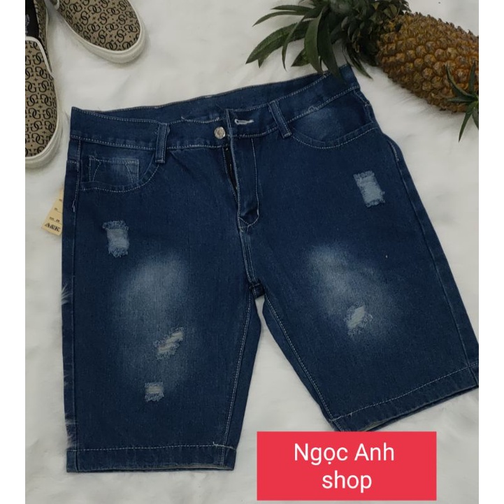 Quần lửng nam vải jean bao đẹp