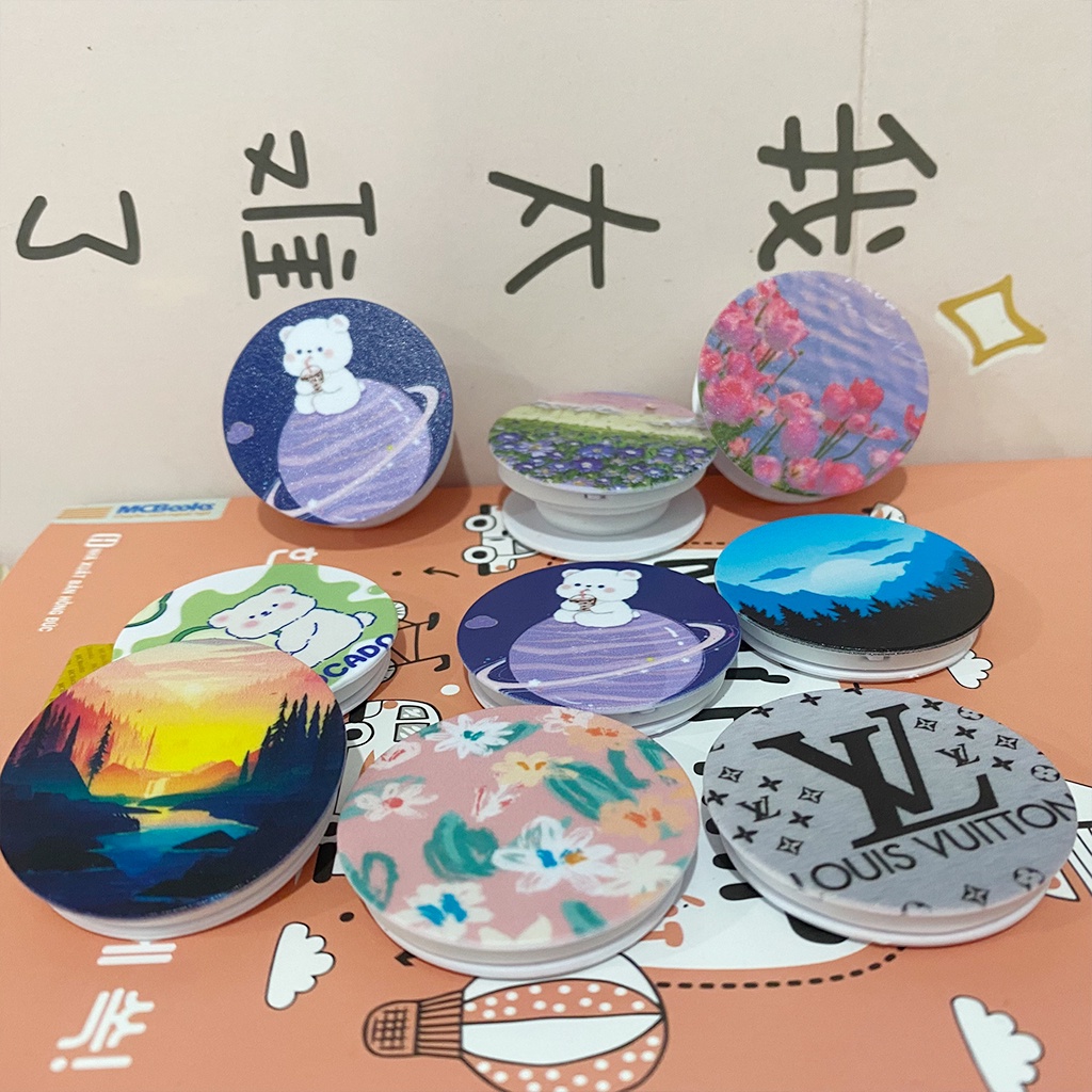 [Giao ngẫu nhiên] Giá Đỡ Popsocket Chống Lưng Cho Phụ Kiện Điện Thoại phụ kiện tai nghe đa năng