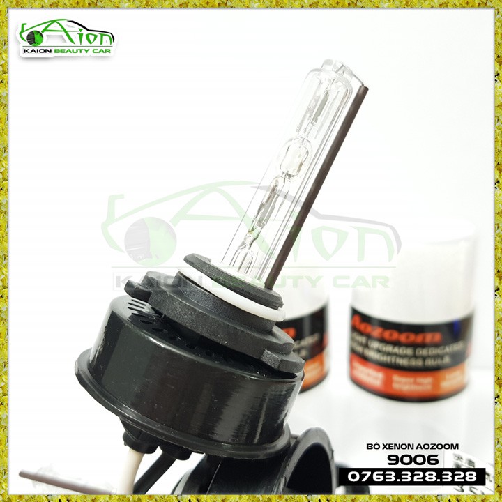 Bộ Xenon Aozoom 9006 - bóng đèn tăng sáng  gồm 2 Ballast  và 2 bóng 9006 - Công nghệ Đức - Chính hãng