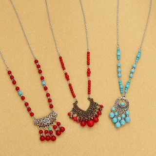 Vòng cổ boho kết hạt phong cách vintage