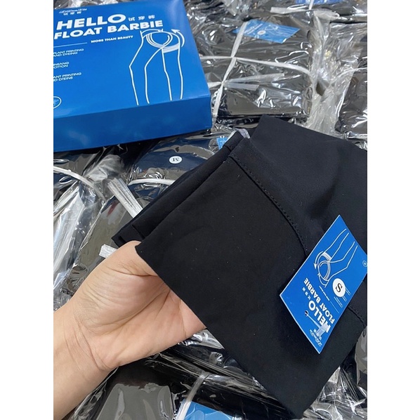 Quần ngố nâng Mông gen bụng hộp xanh, quần legging lửng truyền thống mẫu mới 2022 basic dễ phối đồ