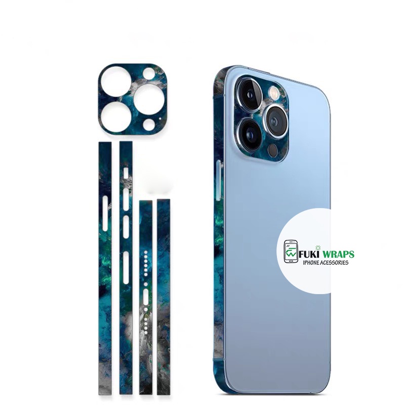 Combo 2 Tấm Dán Viền , Camera Họa Tiết Dành cho iP12prm , ip12 , 12Pro , 12mini - FukiShop