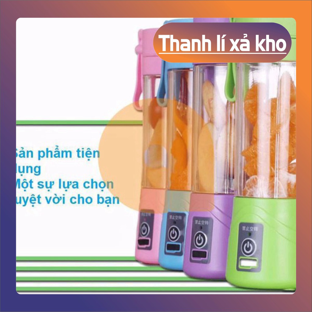 Máy xay sinh tố 𝑭𝑹𝑬𝑬𝑺𝑯𝑰𝑷 Máy sinh tố cầm tay mini sạc pin tích điện, máy sinh tố cầm tay sạc điện đa năng