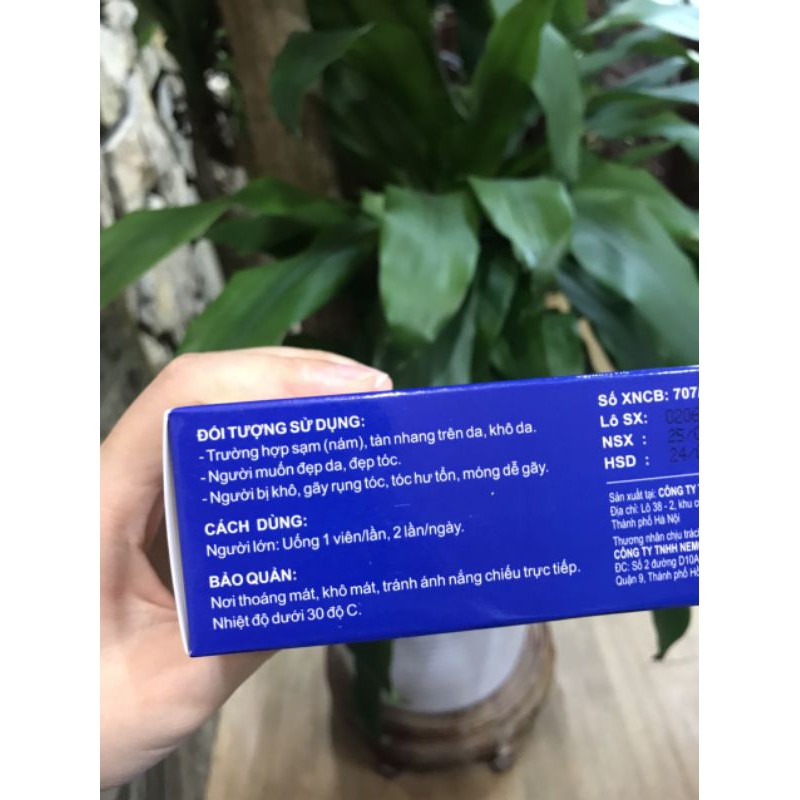 Viên uống đẹp da, khoẻ tóc Biocystin | BigBuy360 - bigbuy360.vn