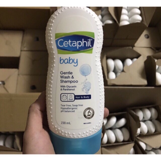 Sữa tắm gội toàn thân cho bé Cetaphil Baby Gentle Wash and Shampoo