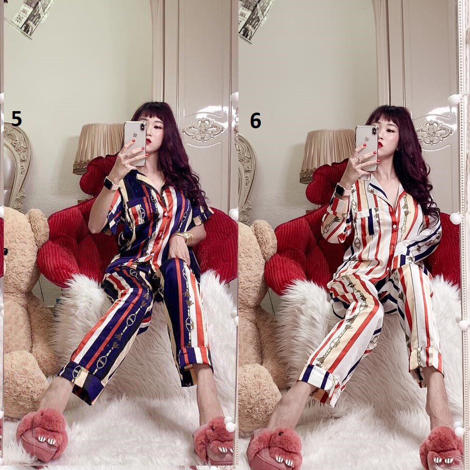 Đồ Lụa Pijama Lụa Satin Hàng Thiết Kế