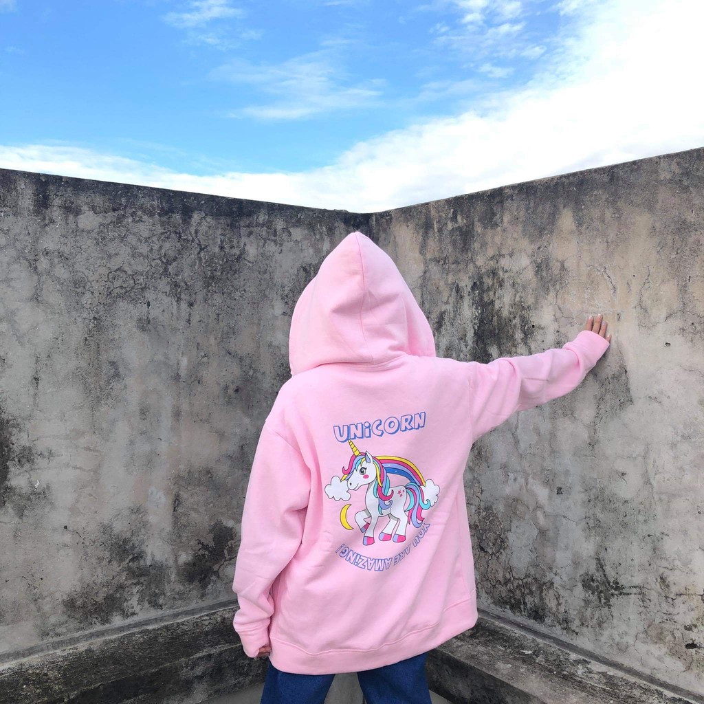 Áo Khoác UNICORN JACKET Màu Hồng Unisex