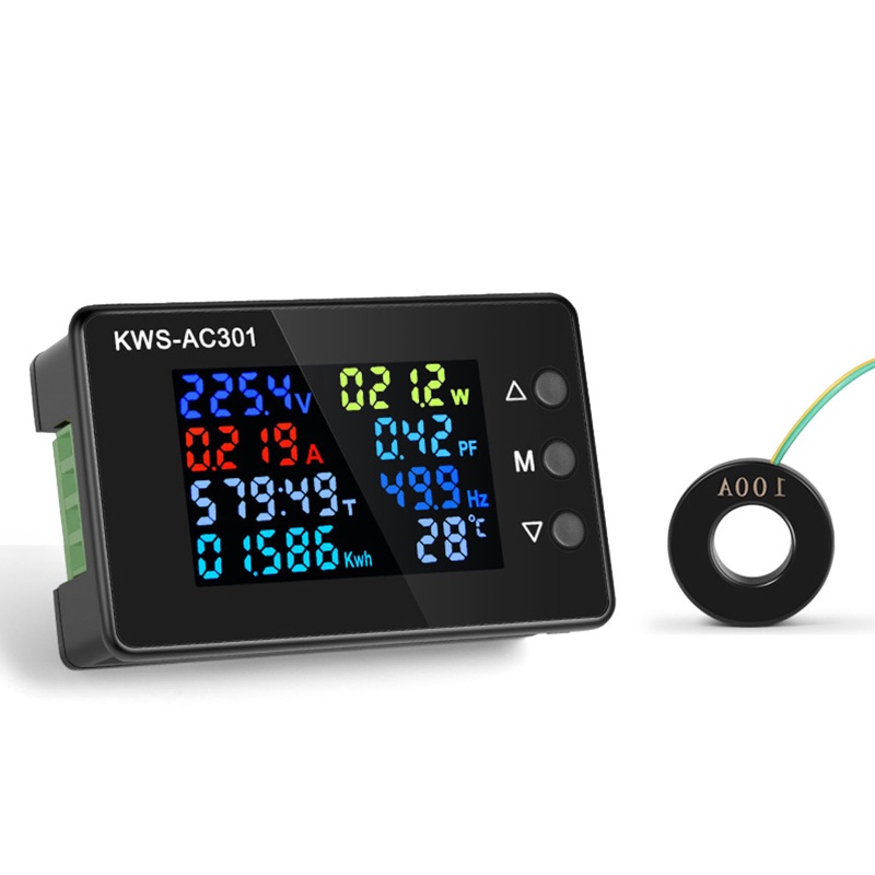 Đồng Hồ Đo Điện Áp Kỹ Thuật Số 8 Trong 1 50V 300V 100A