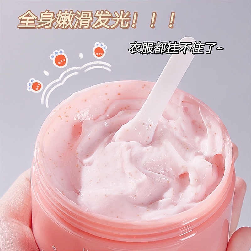 HEYXIHee Net Mượt Tắm Tẩy Tế Bào Chết Đi Da Body Scrub Tẩy Tế Bào Chết Nổ250g