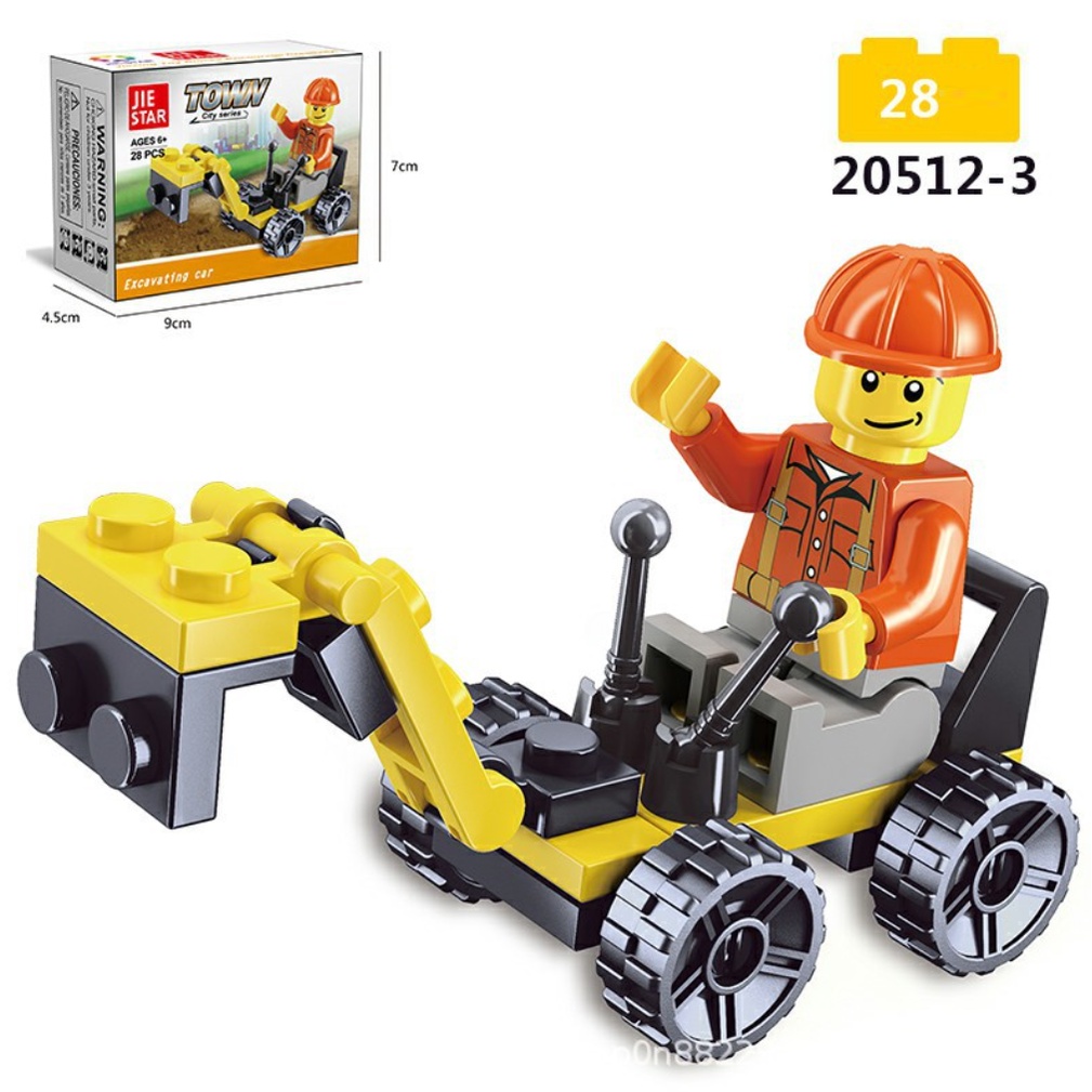 BỘ ĐỒ CHƠI XẾP HÌNH Xe OTO, Lắp Ráp Máy Xúc, Lắp Ghép Xe Tăng, Xe Pháo