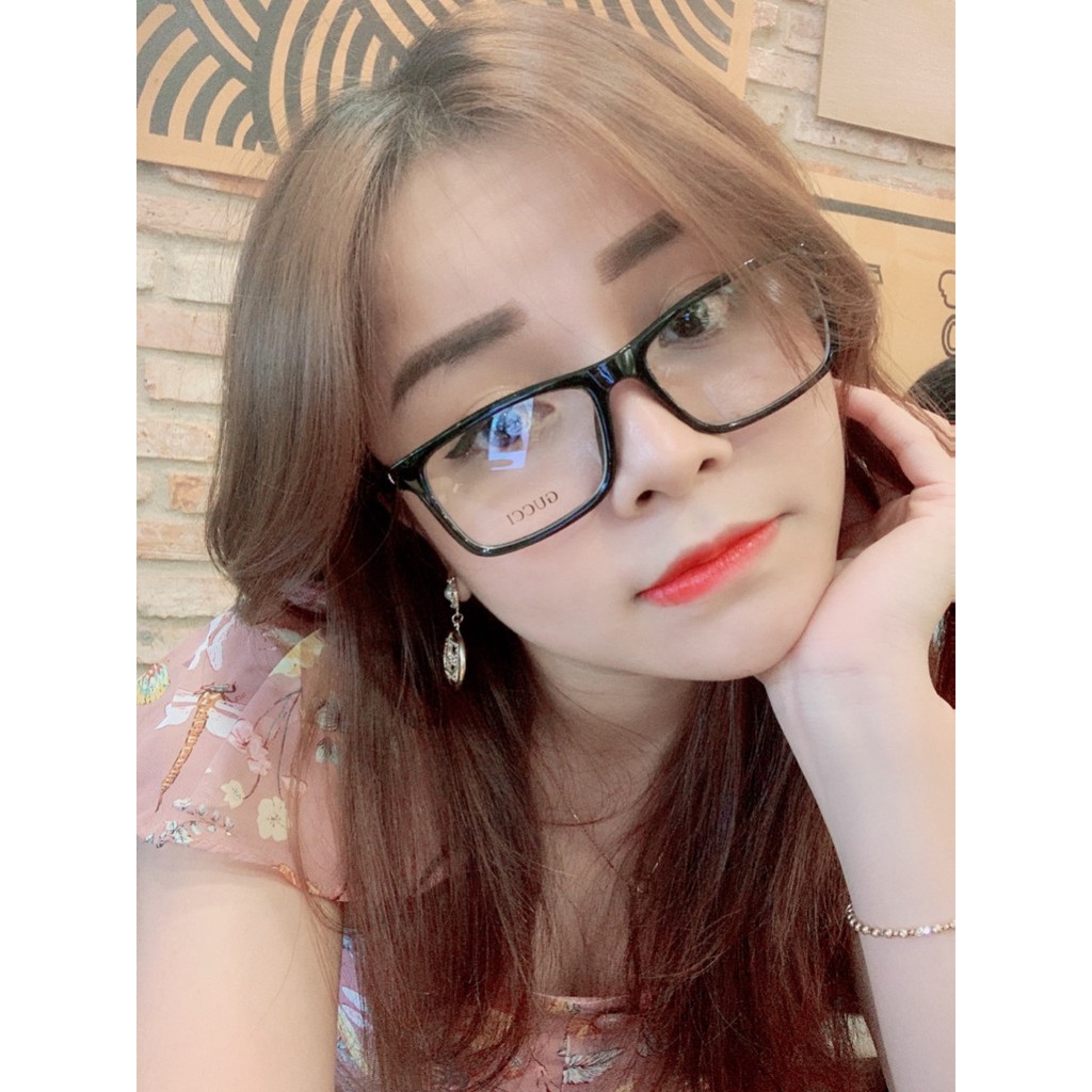 Gọng kính vuông giả cận GUCCl thời trang nam nữ -8059