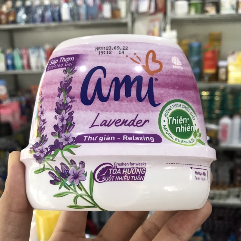 Sáp thơm Ami hương hoa Lavender 200g.