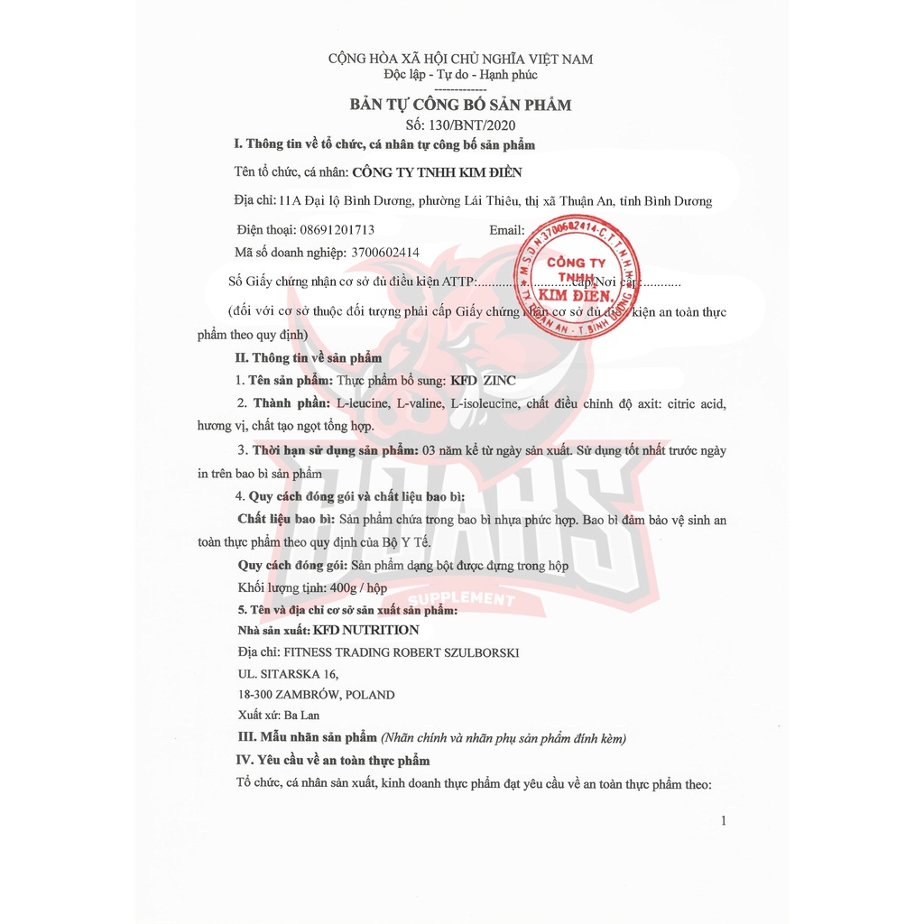 KFD ZINC - VIÊN UỐNG BỔ SUNG KẼM HÀM LƯỢNG CAO, HỖ TRỢ KHẢ NĂNG NAM GIỚI