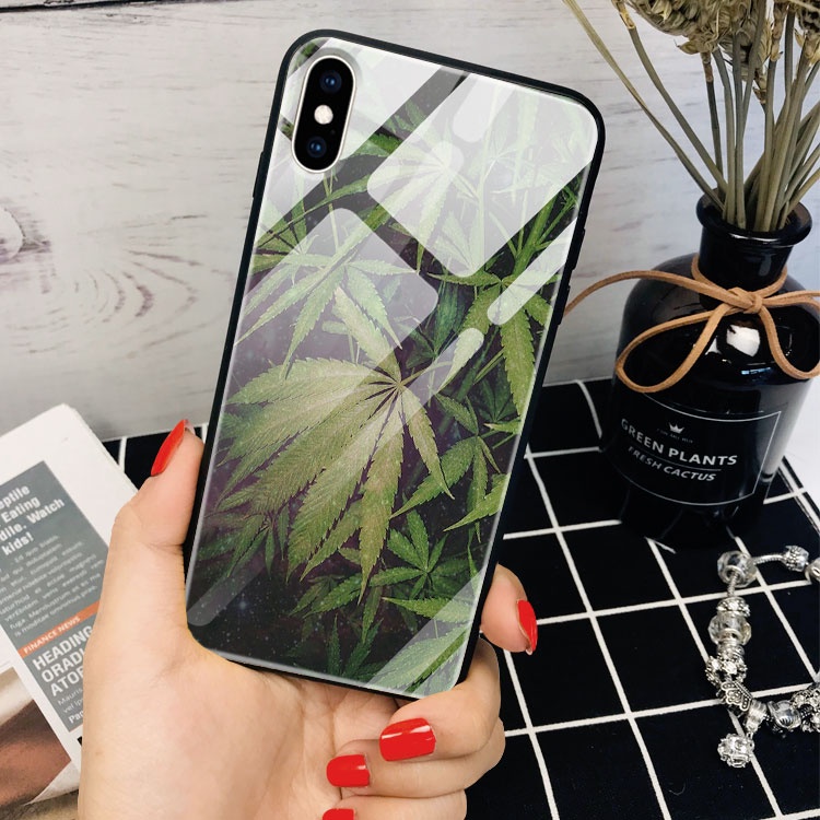 Ốp chống bẩn ip canabis siêu vip imacc cho iphone 11pro/se/6/6s/7/8plus/x/xs/max/xr