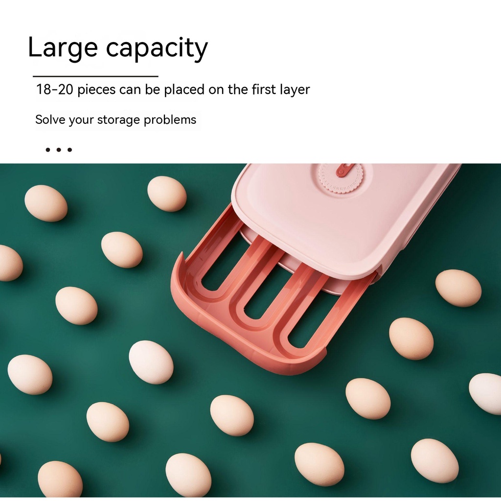 Hộp Ngăn Kéo Đựng Trứng Để Tủ Lạnh Tiện Dụng