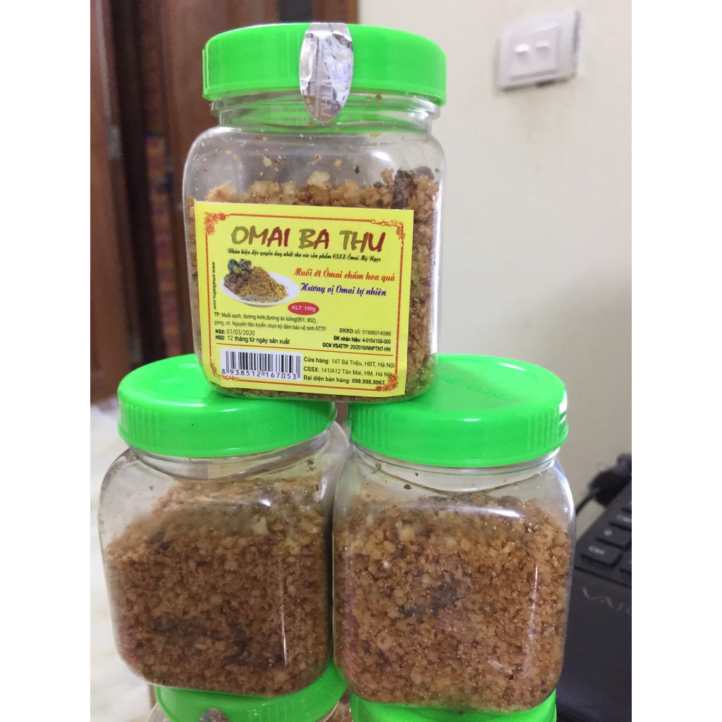 MUỐI Ô MAI CHÍNH HIỆU BÀ THU 100G