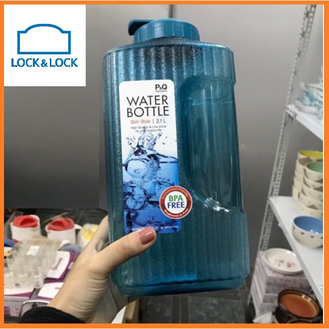 Bình nước Lock &amp; Lock 2.1 lít [ P00052 ] - bình nhựa tủ lạnh cao cấp 2100ml