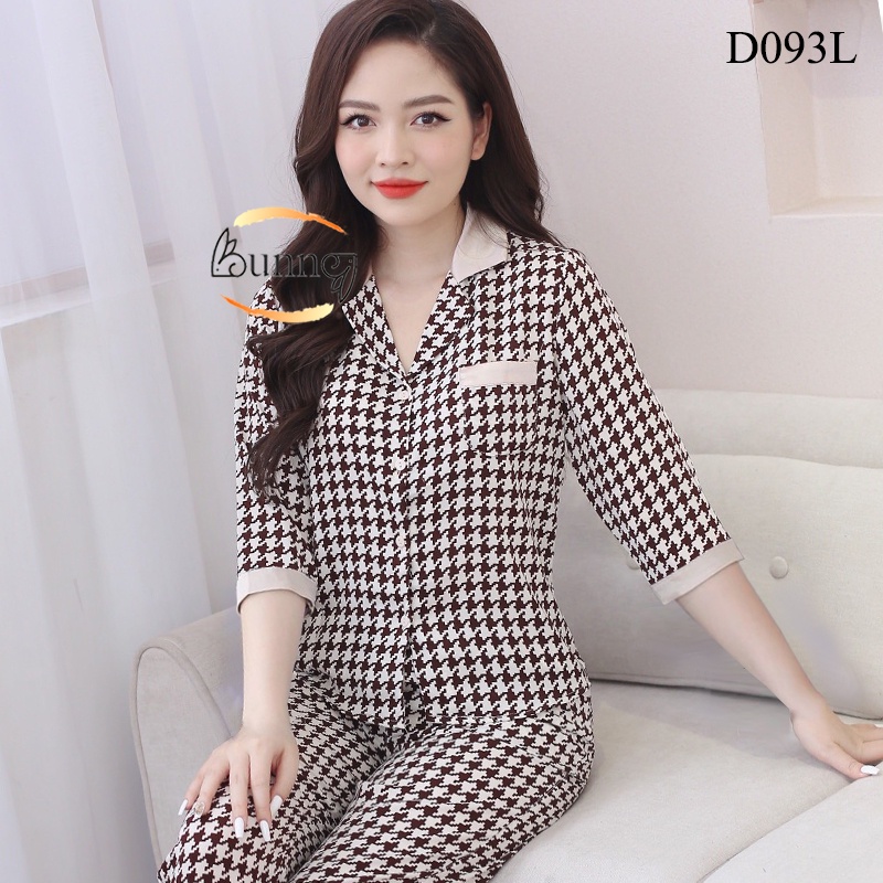 QUẦN ÁO BỘ NỮ MẶC NHÀ CHẤT LIỆU LỤA MỀM MÁT, KIỂU DÁNG PIZAMA TAY LỠ QUẦN DÀI