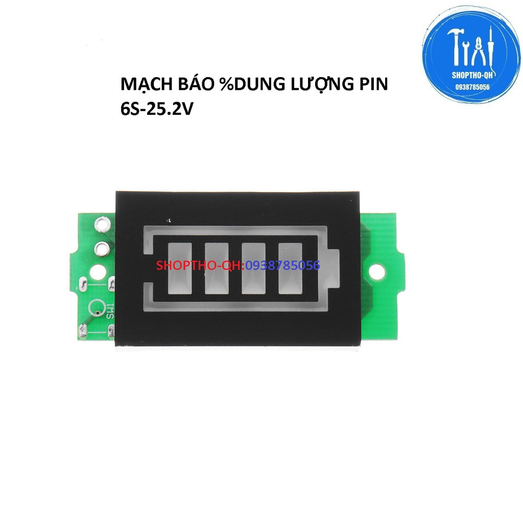 Mạch Báo Dung Lượng Pin 6S-25,2V