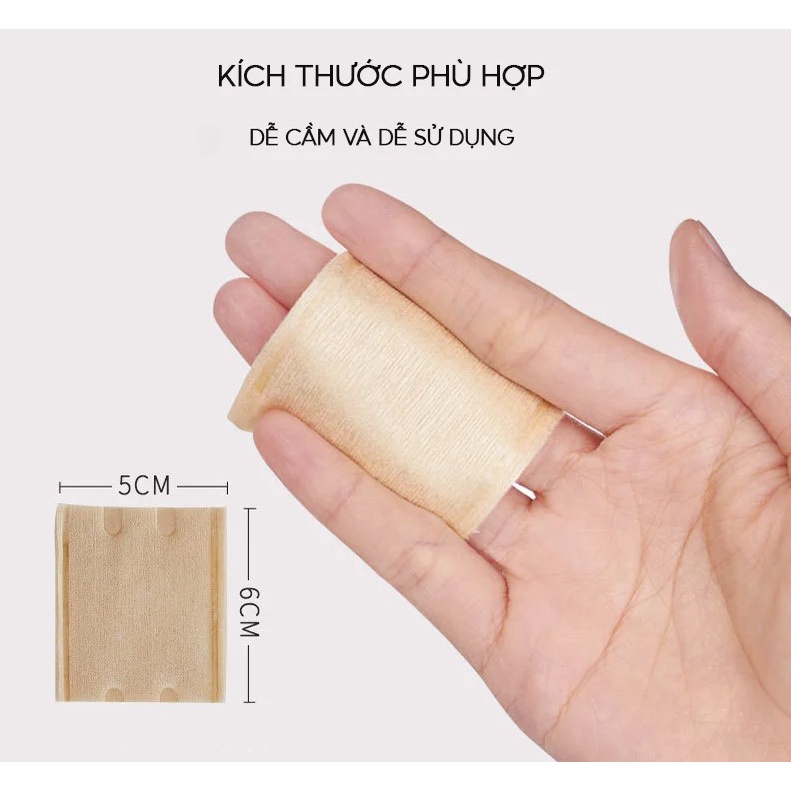 [NHẬP KHẨU CHÍNH HÃNG][Hộp 120 Miếng] Bông Tẩy Trang Sợi Tre Yousha 3 Lớp Thấm Hút Tốt YV096