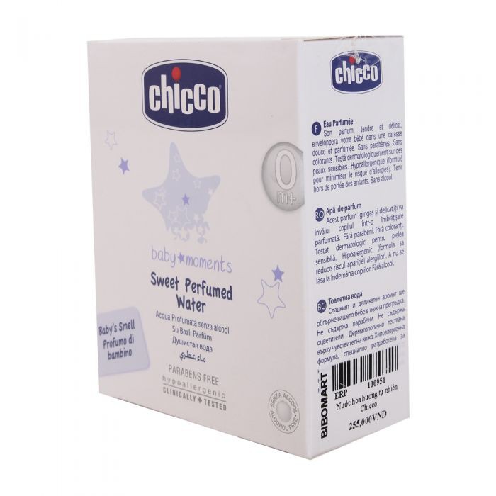 Nước hoa hương tự nhiên 0M+ Chicco