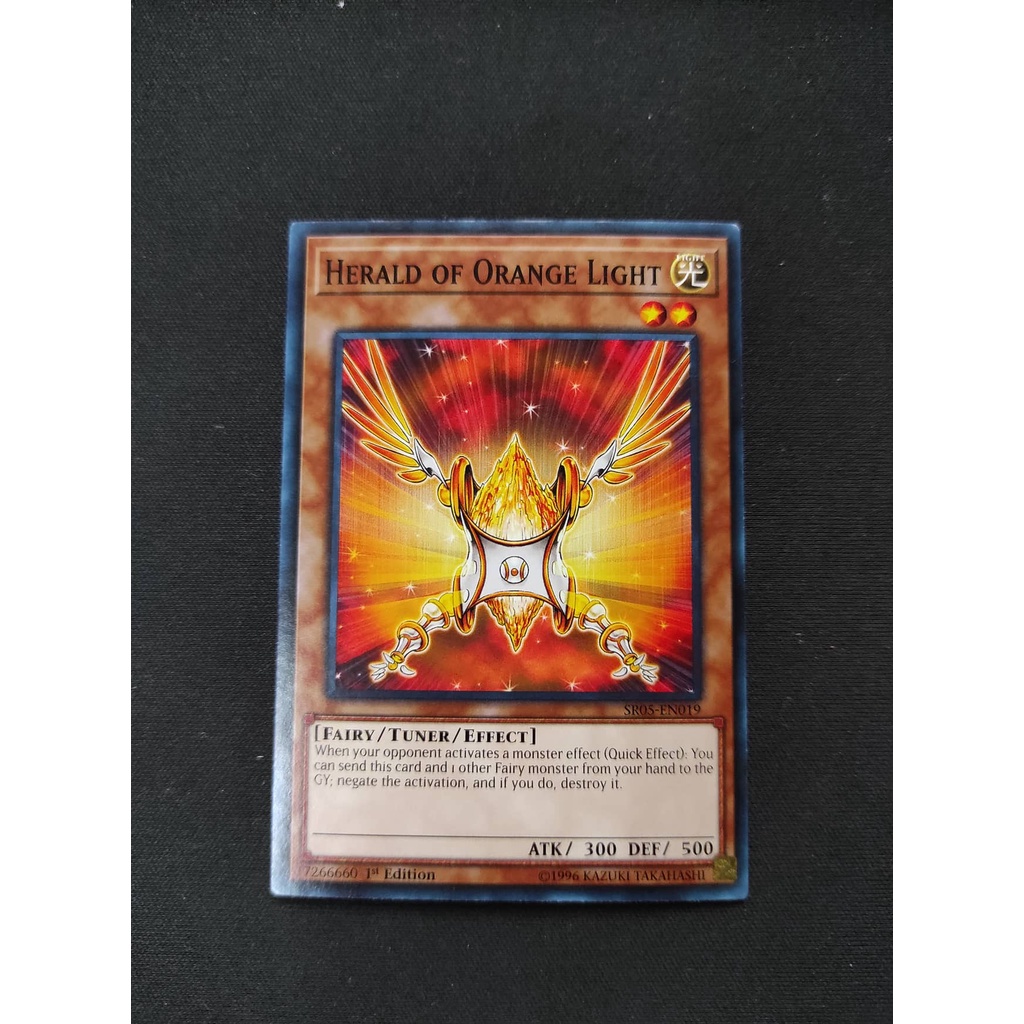 (YGO-TCG)1 lá thẻ bài Herald of Orange Light - SR05-EN019 - Common