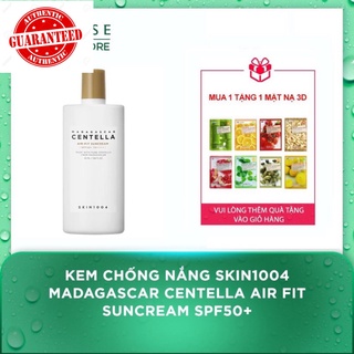 Kem Chống Nắng Cho Da Nhạy Cảm Chiết Xuất Rau Má Skin 1004 Madagascar Centella Air-fit Suncream SPF50+ PA++++ 50ml
