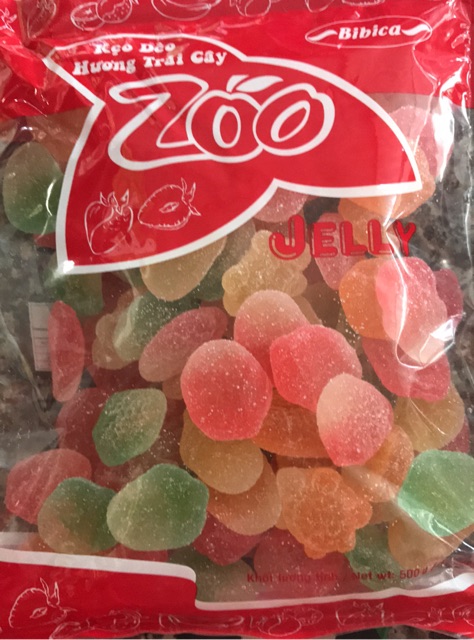 Kẹo dẻo chip chip zoo vị trái cây 500g