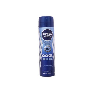 Xịt khử mùi Nivea Men Cool Kick mát lạnh chai 150ml