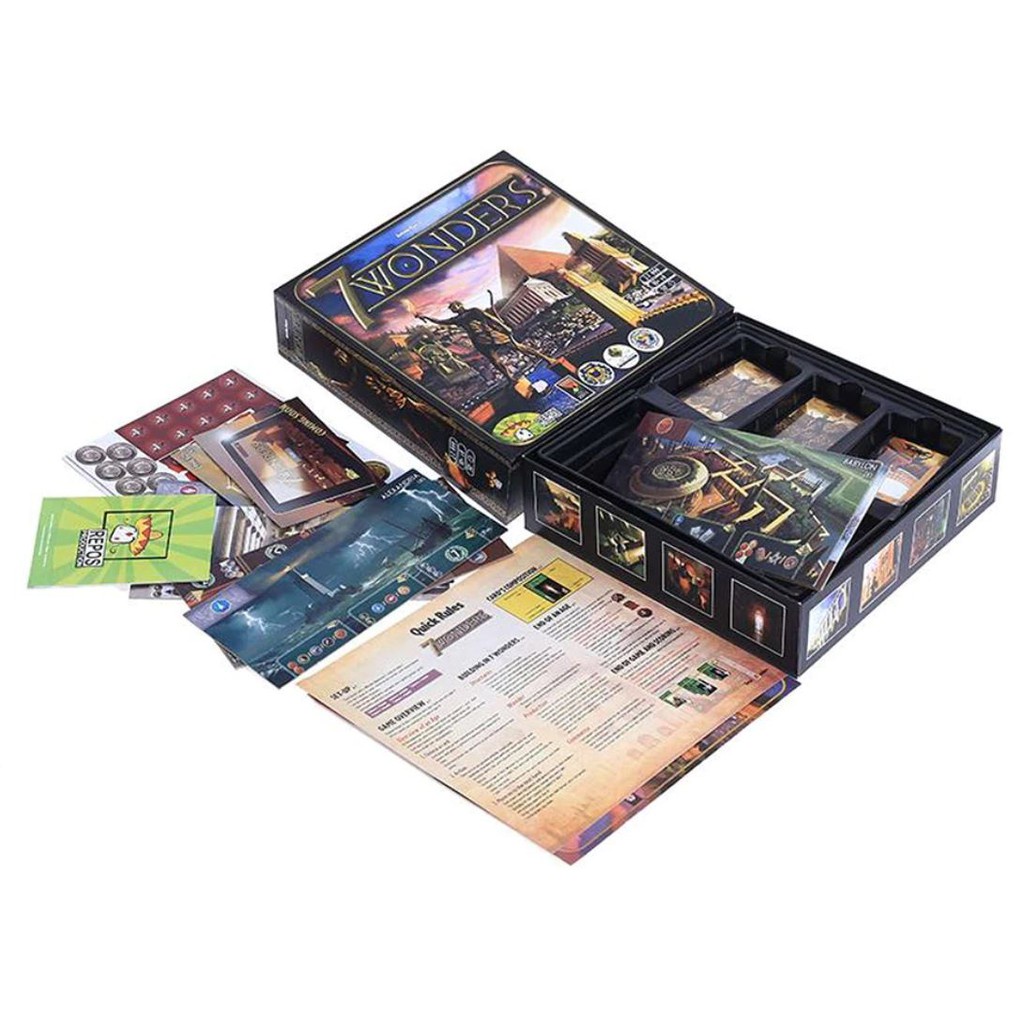 7 Wonders Duel Trò Chơi Trên Bàn Cờ Chơi Bài Board Game Card Games Fun Family Party Games (English Version) Bua Tiec Tro Choi