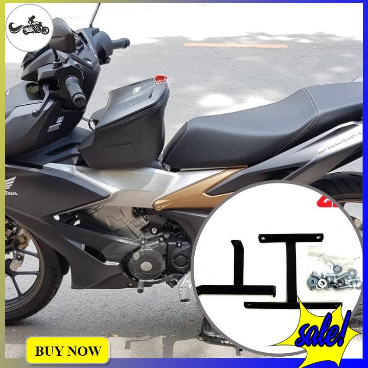 Combo thùng giữa Givi G12N 12L kèm pát gắn cho xe Winner X hàng chính hãng BH 2 năm