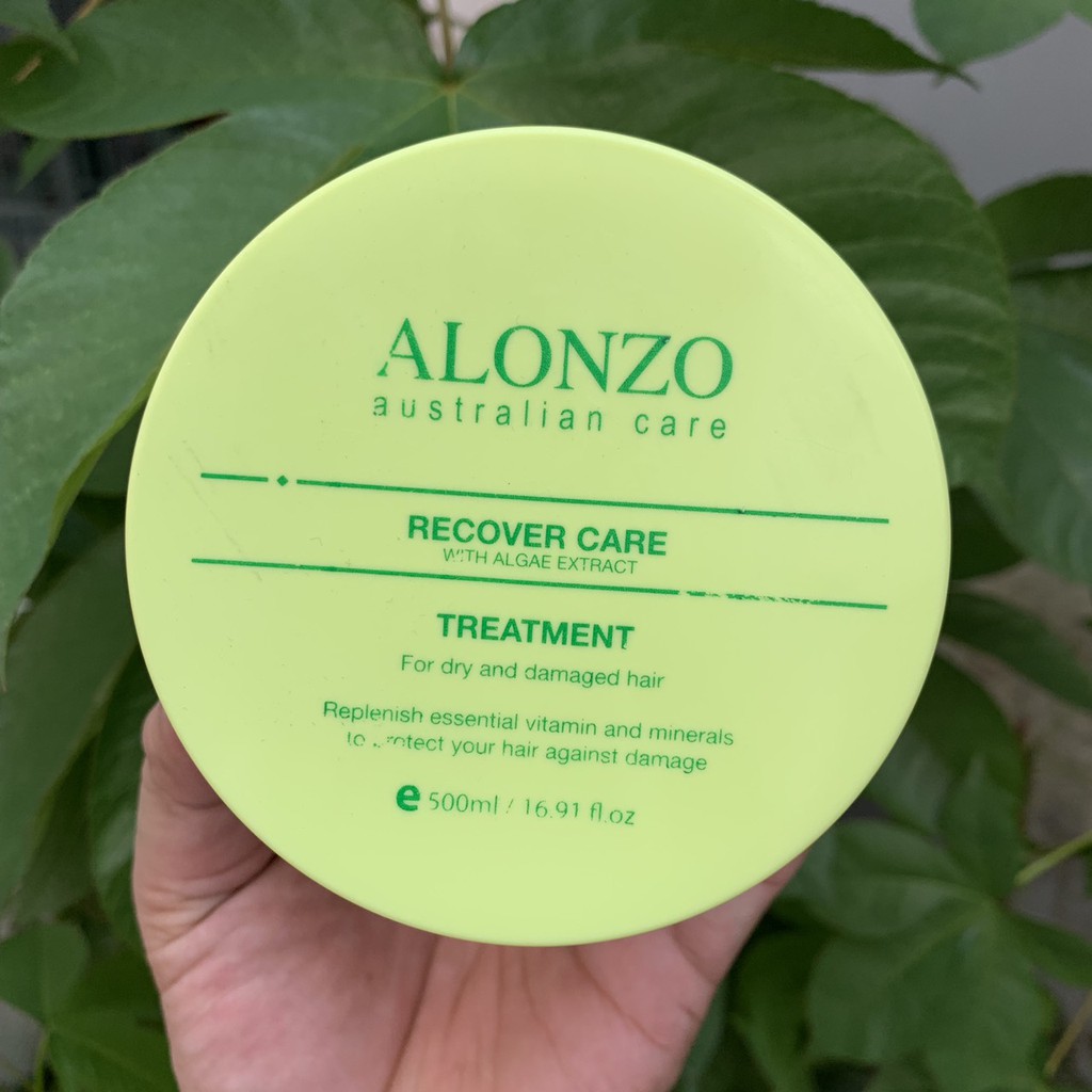 Hấp dầu phục hồi tóc hư tổn và khô sơ Alonzo Recover Care 500ml