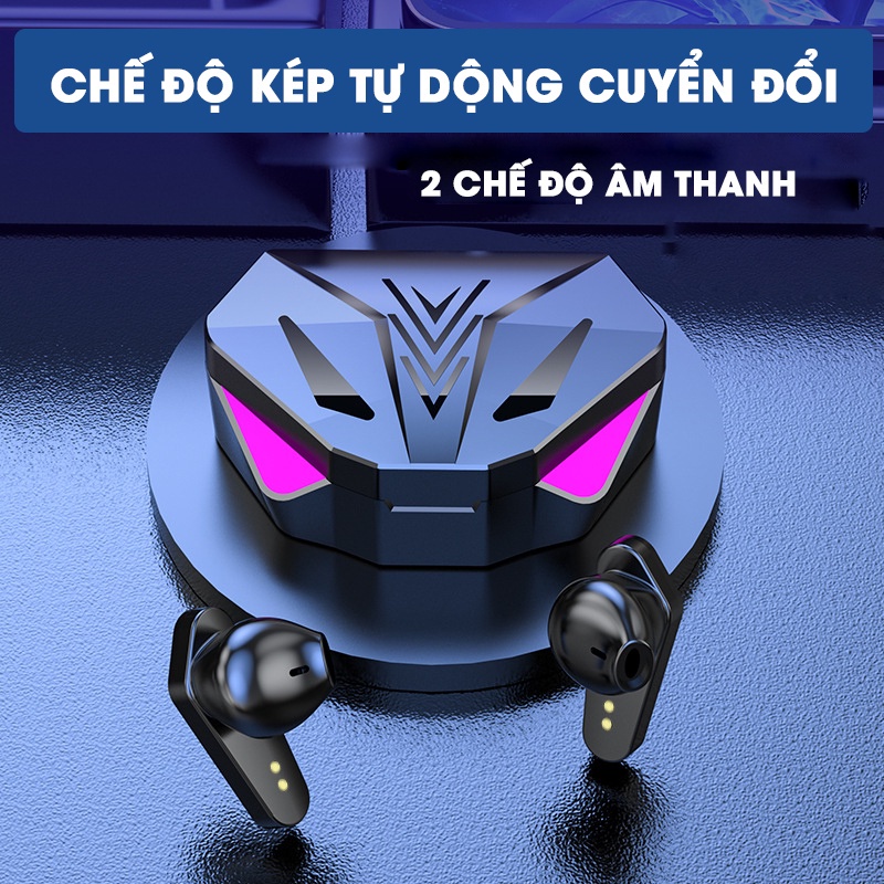 Tai Nghe Bluetooth GAMING Không Dây X15 TWS, Tai Nghe Chơi Game Không Có Độ Trễ Âm Thanh