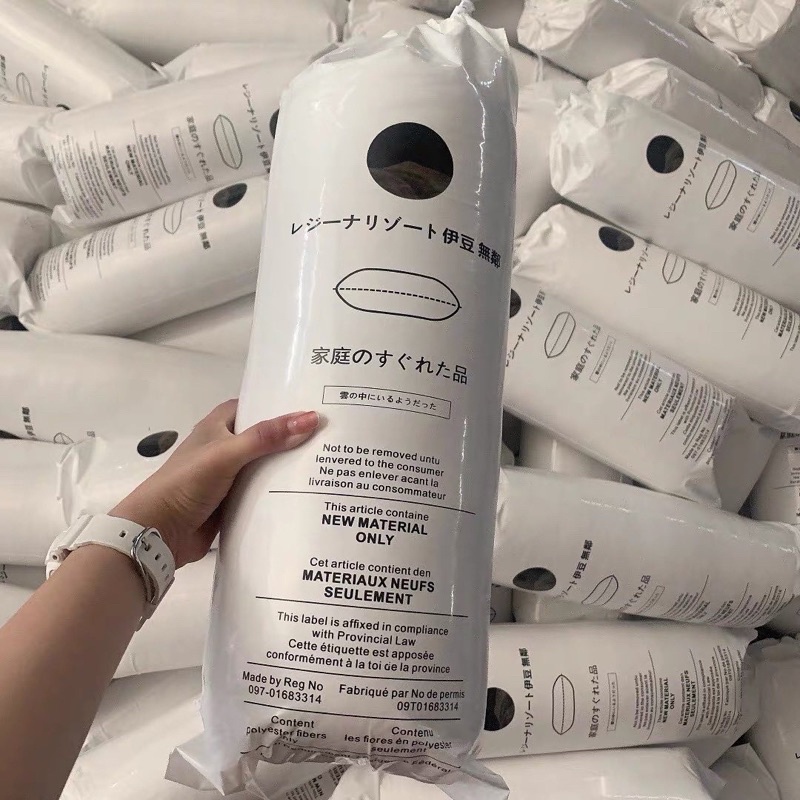 [BẢO HÀNH 6 THÁNG]Gối lông vũ Nhật Bản 1,3 kg siêu êm tạo giấc ngủ ngon cho mọi nhà