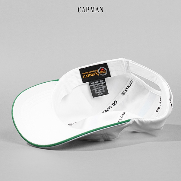 Mũ lưỡi trai chính hãng CAPMAN phom dáng thể thao ôm đầu vải dù CM19