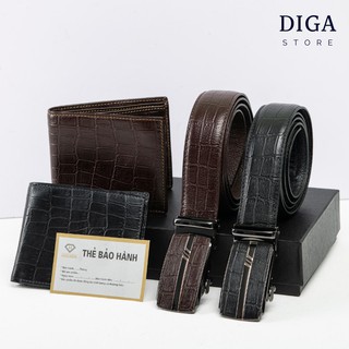 Combo Thắt Lưng &amp; Ví Da 𝑭𝑹𝑬𝑬𝑺𝑯𝑰𝑷 Hàng Cao Cấp VNXK - CB55