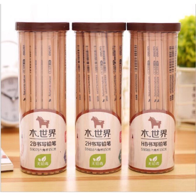 Hộp bút chì gỗ 2B  sale chỉ còn 30k