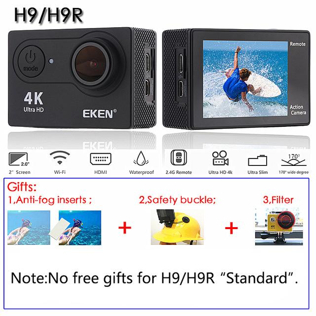 Camera Hành Trình Eken H9R Full Hd 4K Có Wifi Cao Cấp Tiện Lợi Hình Ảnh Chân Thực Độ Nét Cao Chống Rung 100%,