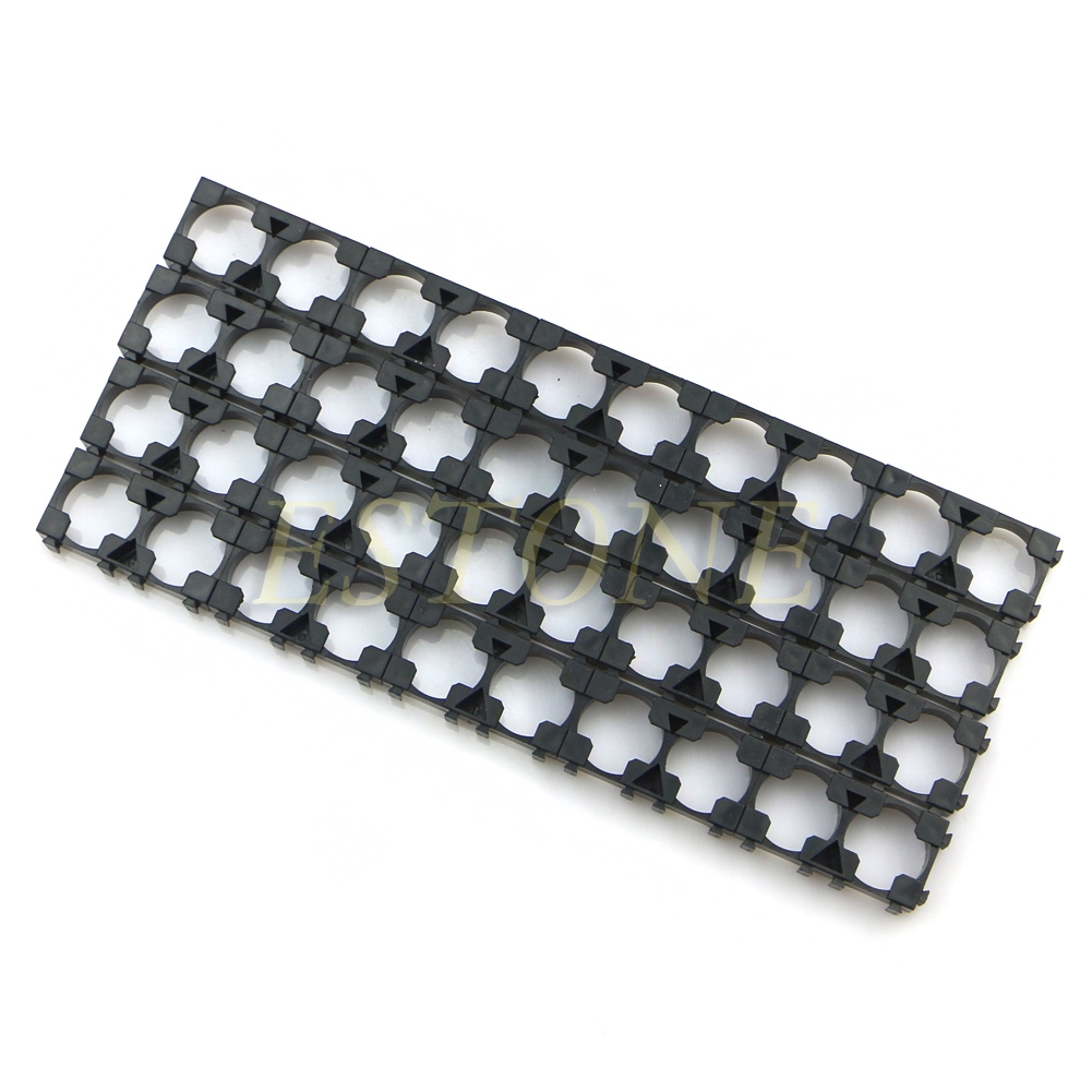 Bộ 10 khung để pin 18650 bằng nhựa