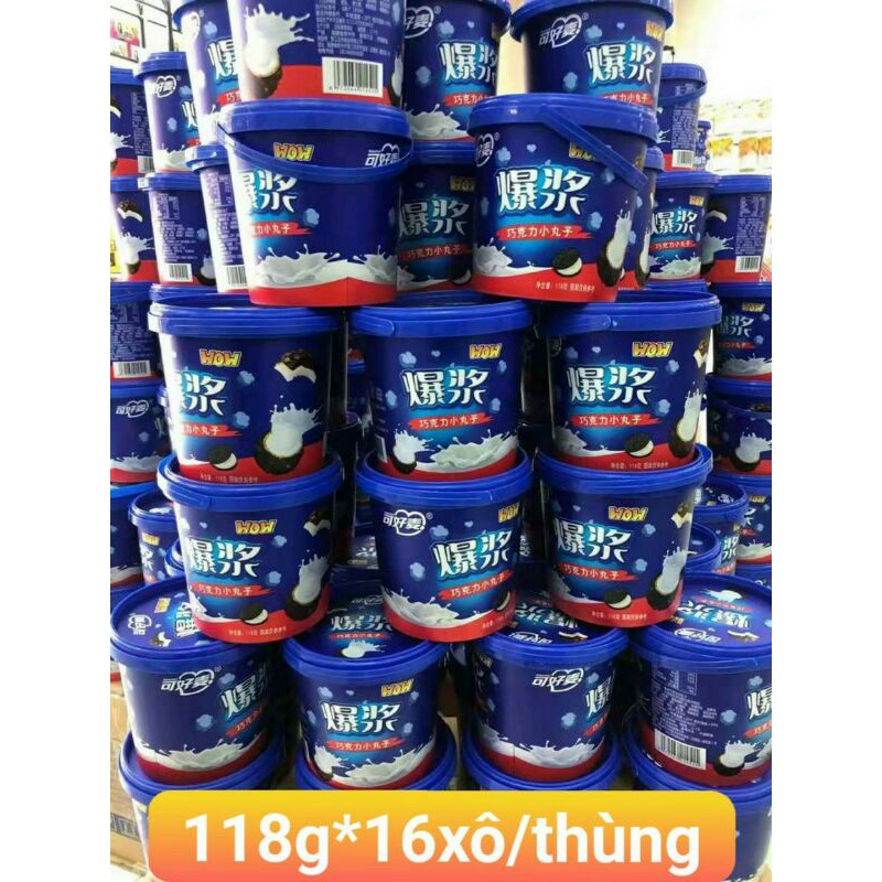 (sẵn-mua 2 tặng quà)1 hộp 200G bánh oreo nhân sữa chảy siêu ngon