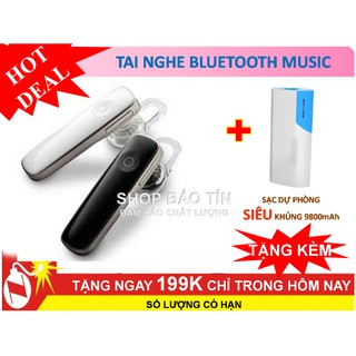 Tai nghe bluetooth music tặng pin sạc dự phòng 6000mAh