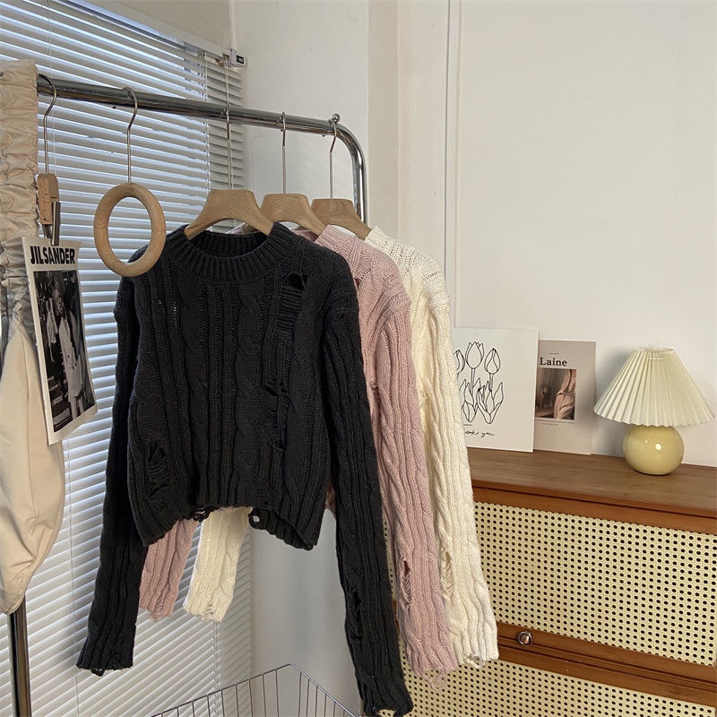 Áo Sweater Dáng Rộng Thiết Kế Mới Thời Trang Mùa Thu Dành Cho Nữ