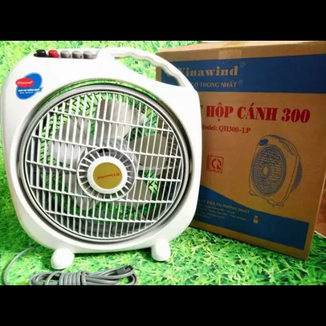 (CHÍNH HÃNG) QUẠT HỘP QUẠT TẢN CÁNH 300 ĐIỆN CƠ THỐNG NHẤT VINAWIND QH300LP, có rơ le tự ngắt khi đổ quạt